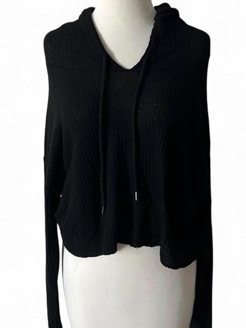 Forever 21 Cropped Knit Sweatshirt